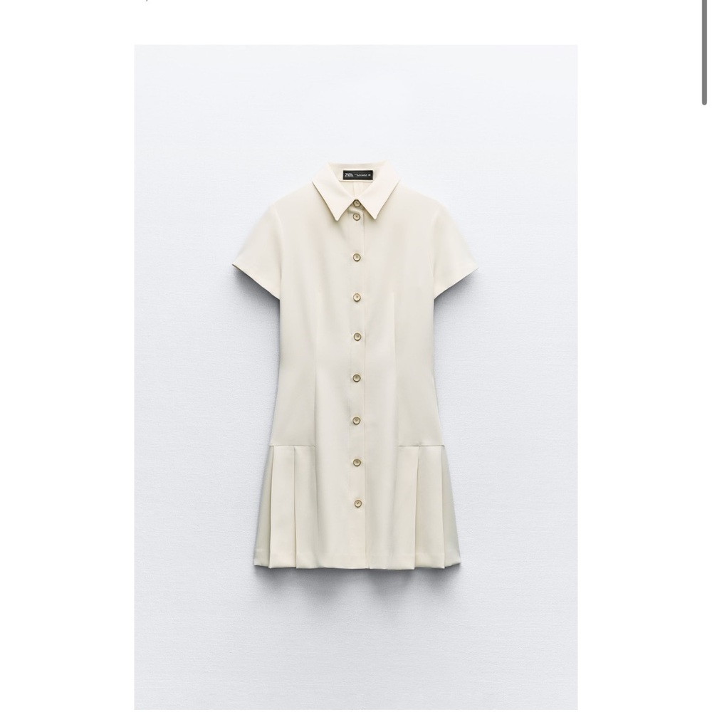 New Zara mini shirt dress